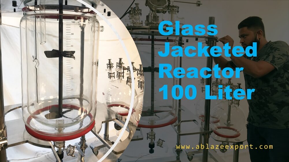 100L Glass Jacketed Reactor